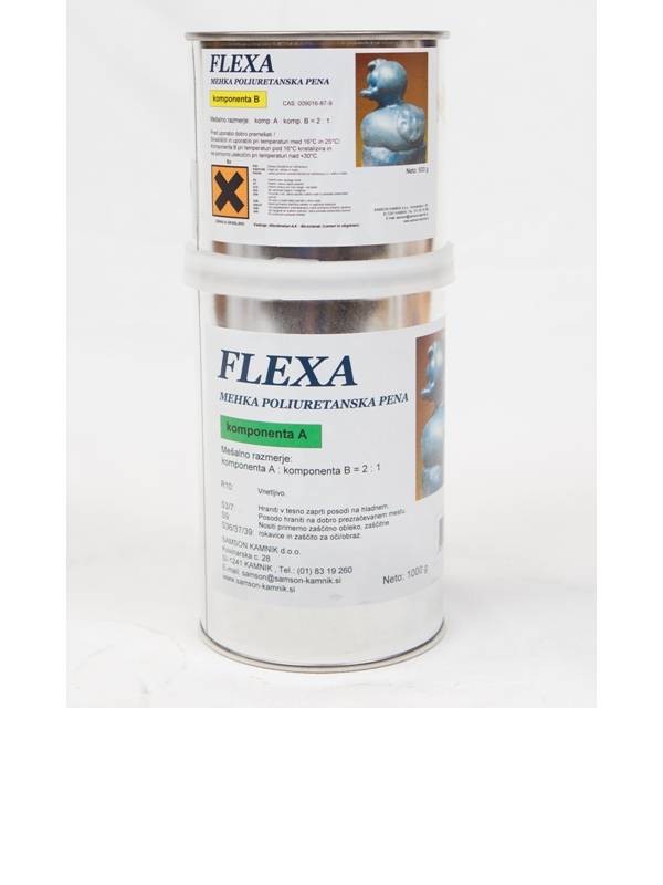 FLEXA liquid flexible polymer foam  1000 g   500 g