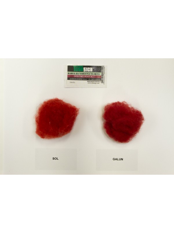 TOBA SIGN Natural fiber dye BRICK RED 