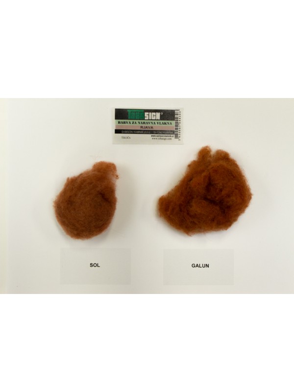 TOBA SIGN Natural fiber dye BROWN
