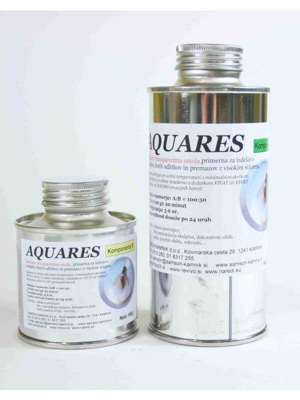 AQUARES water-clear casting resin 200 g + 100 g
