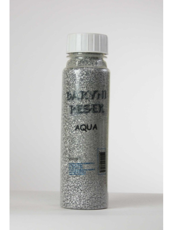 BARVIT AQUA decorative sand SILVER 250 ml