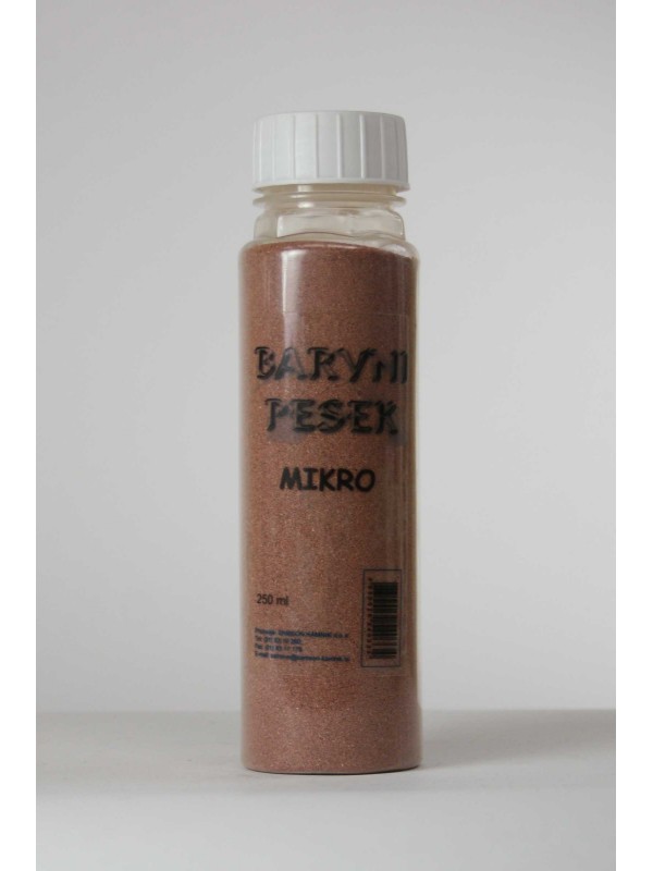 BARVIT MIKRO Decorative sand BROWN 250 ml