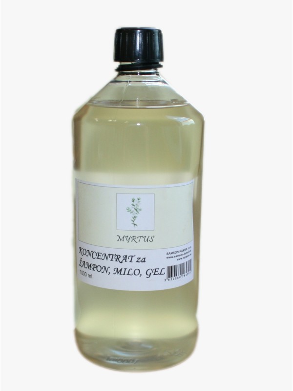 MYRTUS shampoo, liquid soap concentrate 1l