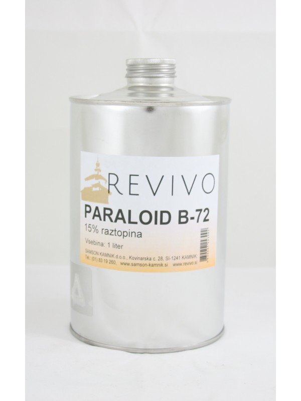 PARALOID B 72 acrylic resin in ethyl acetate, 15 %  1 l